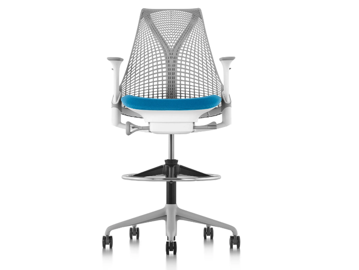 SAYL - Swivel ergonomic office stool with Armrests _ Herman Miller